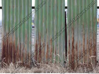 Photo Texture of Metal Corrugated Plates